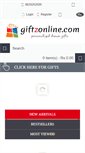 Mobile Screenshot of giftzonline.com